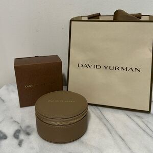 David Yurman Brown Jewelry Box new in box with shoppers bag